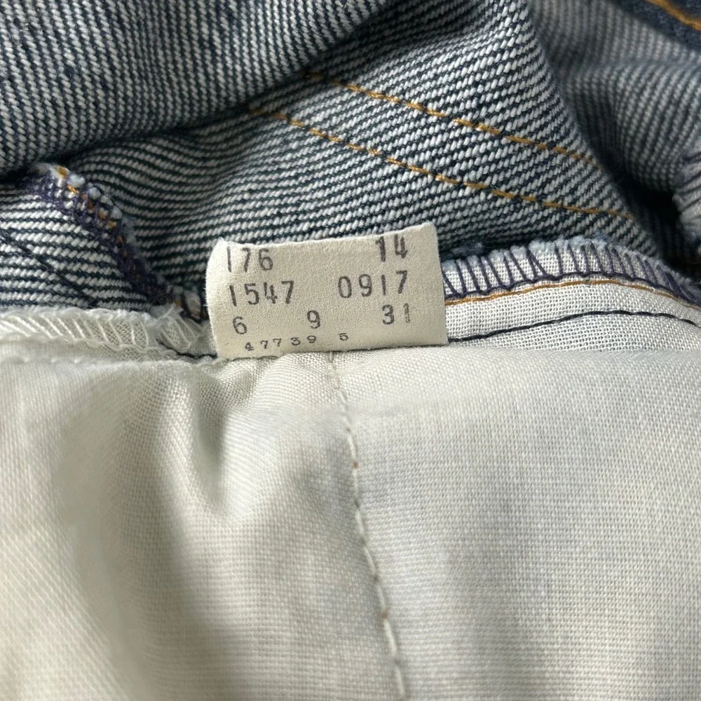 Vintage 1979 Levi's Orange Tab Jeans Mens 50x30 Talon 42 Denim USA 70s